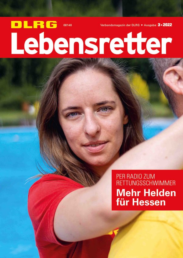 Titelbild Lebensretter 3-2022, DLRG Verbandsmagazin