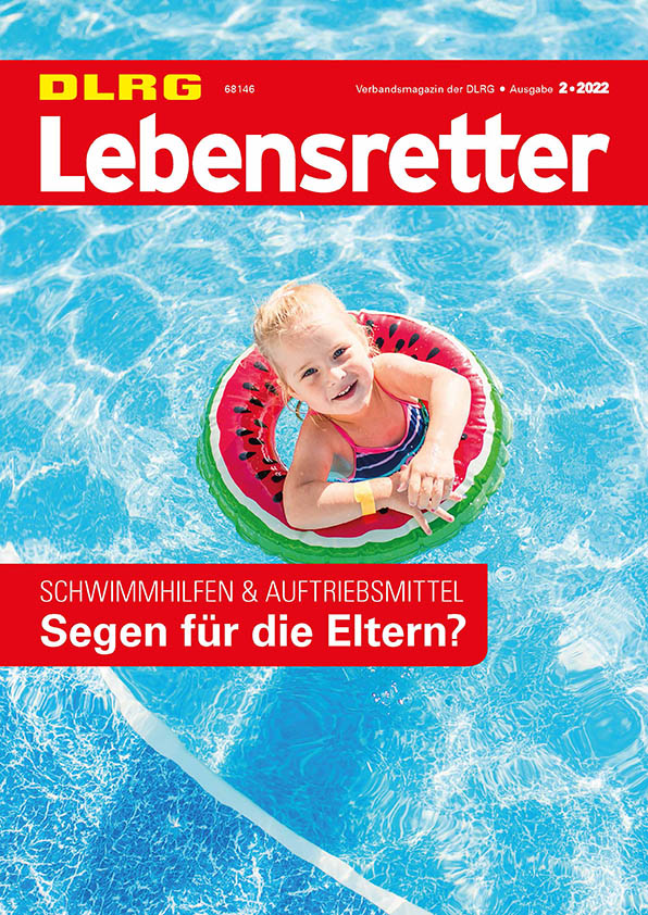 Titelbild Lebensretter 2-2022, DLRG Verbandsmagazin