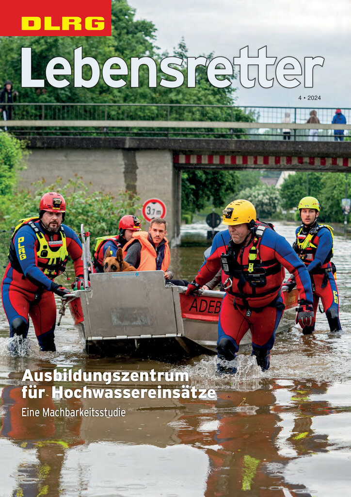 Titelbild Lebensretter 4-2024, DLRG Verbandskommunikation